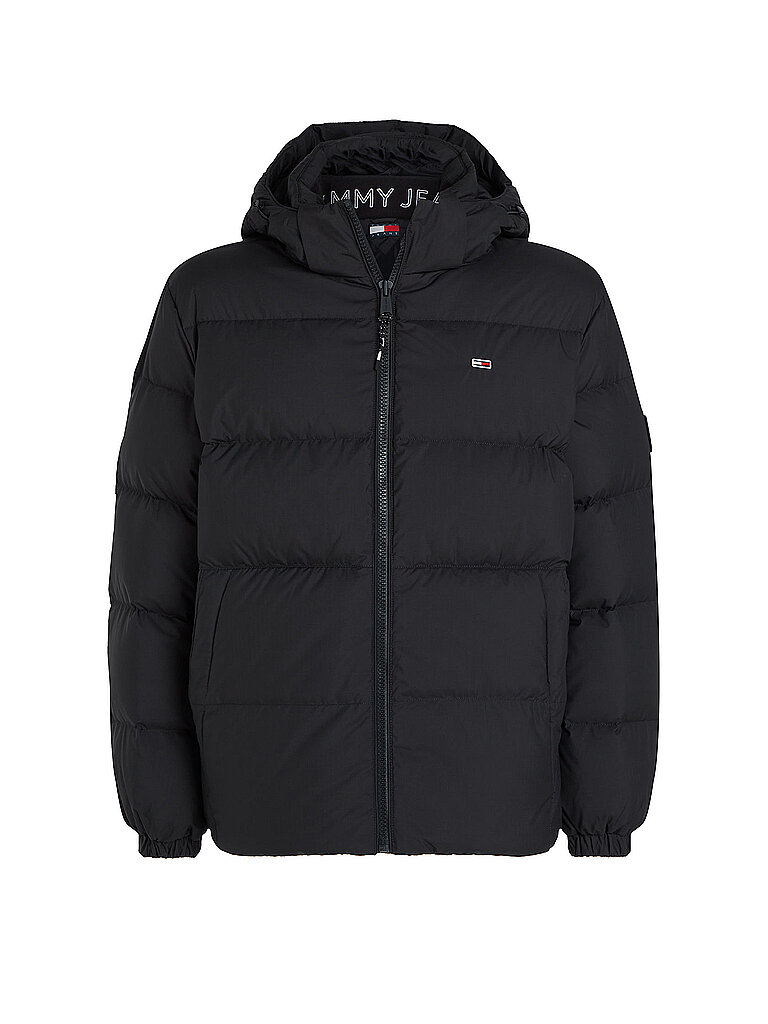 Tommy Jeans pour homme. DM0DM19786 Manteau court essentiel noir (S), Casuel, Polyester 3